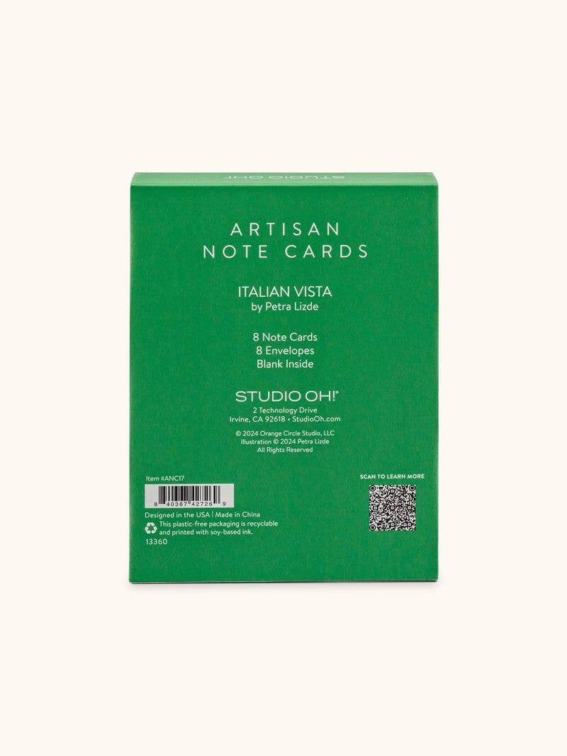 Italian Vista Artisan Note Card Set