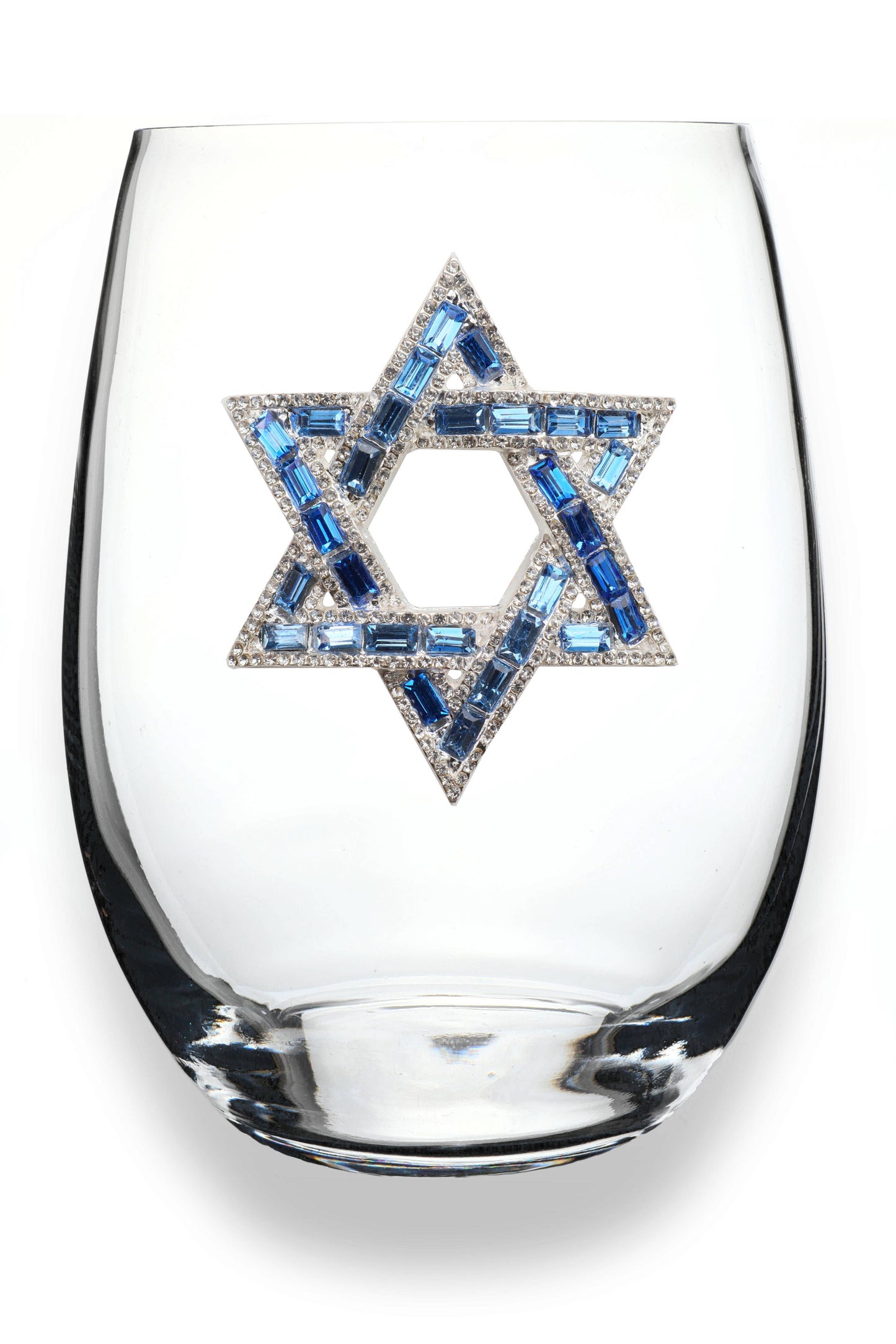 Star of David Jewel Wine Glass