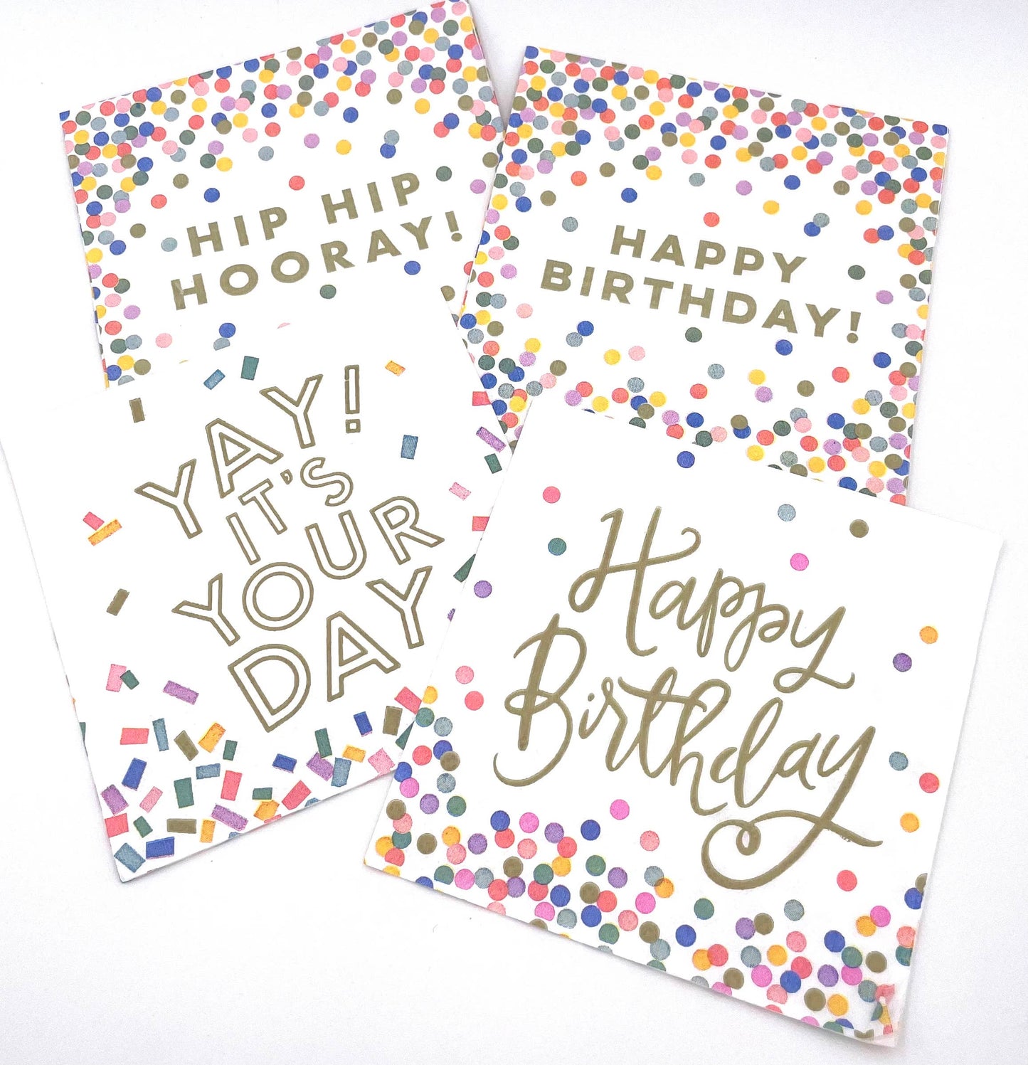 Birthday Cocktail Napkins | Happy Birthday (Script) - 20ct