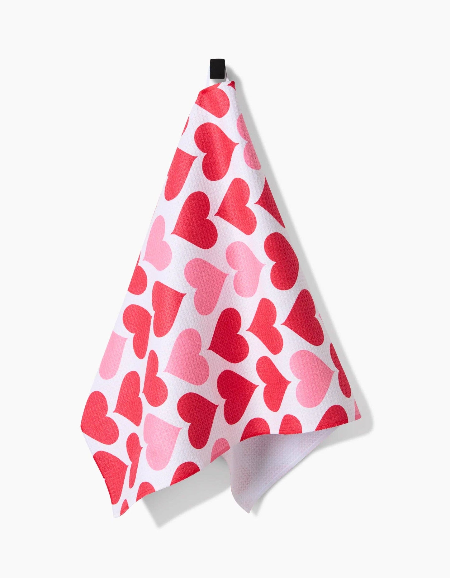 Geometry - Blushing Hearts Tea Towel