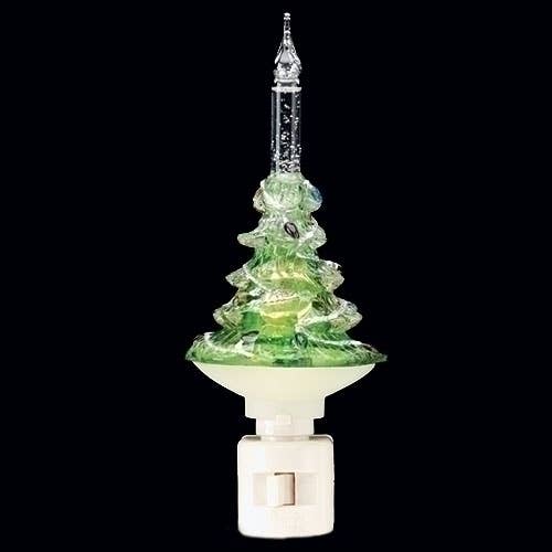 6.75" Christmas Tree Bubble Night Light