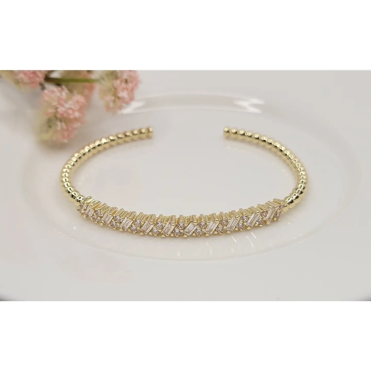 Cz Cuff Bracelet