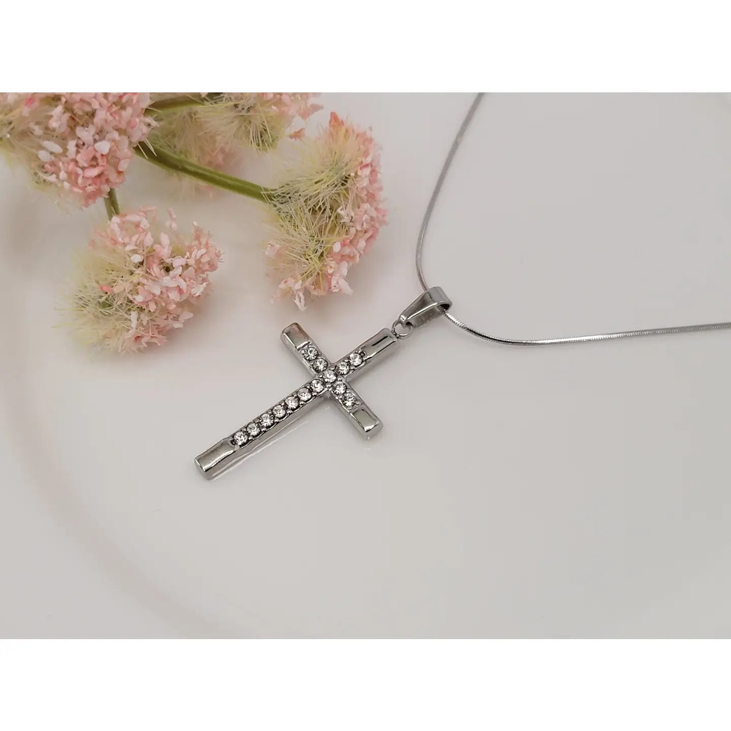 Cross Pendant Stainless Steel (15)