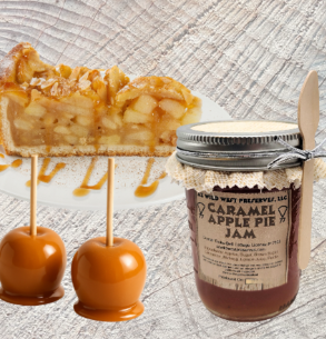Homemade Caramel Apple Pie Jam