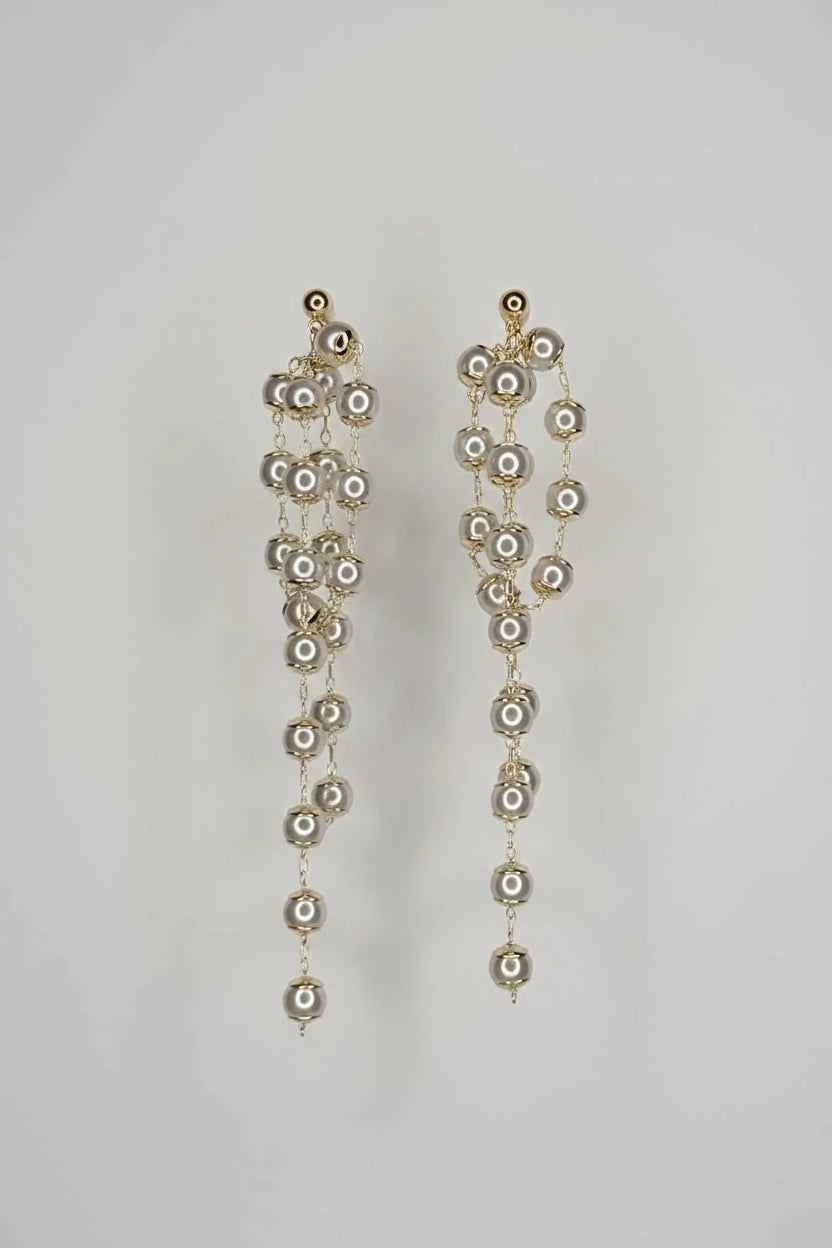 Fancy Design Dangle Earrings