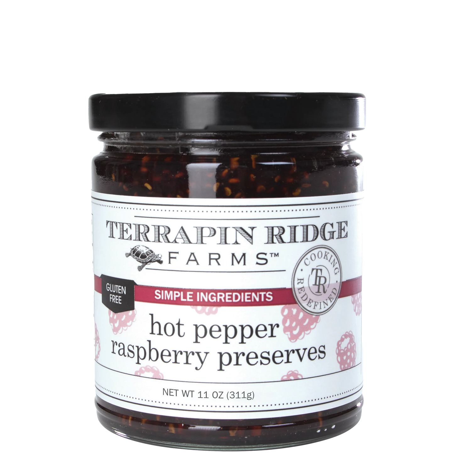 Hot Pepper Raspberry Preserves 11 oz.