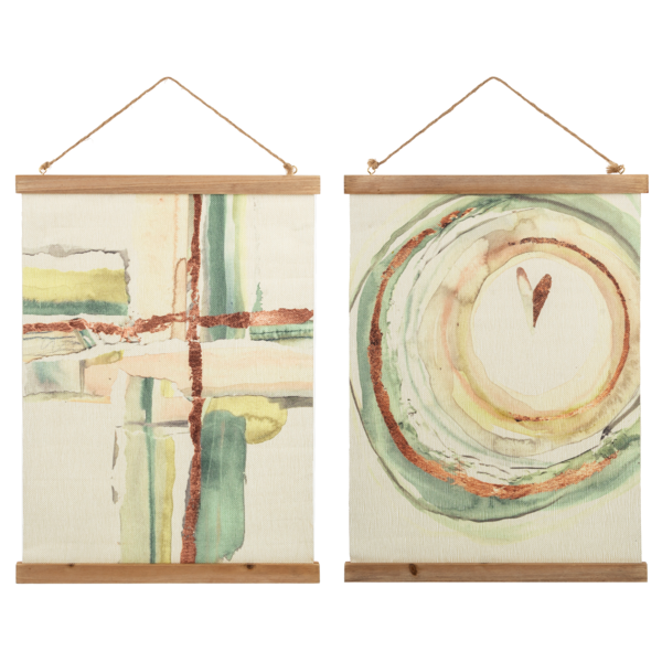 Spiritual Rolled Canvas Wall Decor