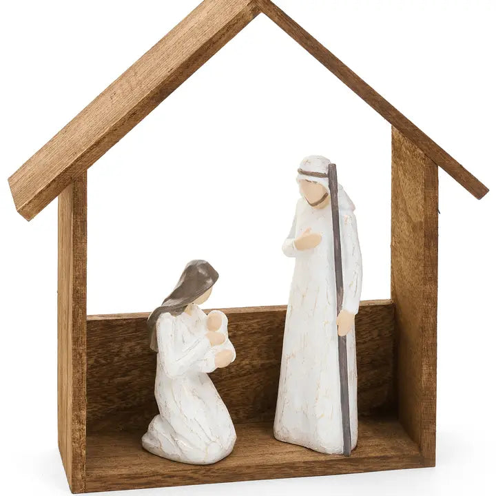 Nativity Resin