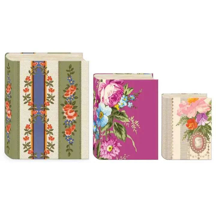 Book Box Set Floral (set of 3)