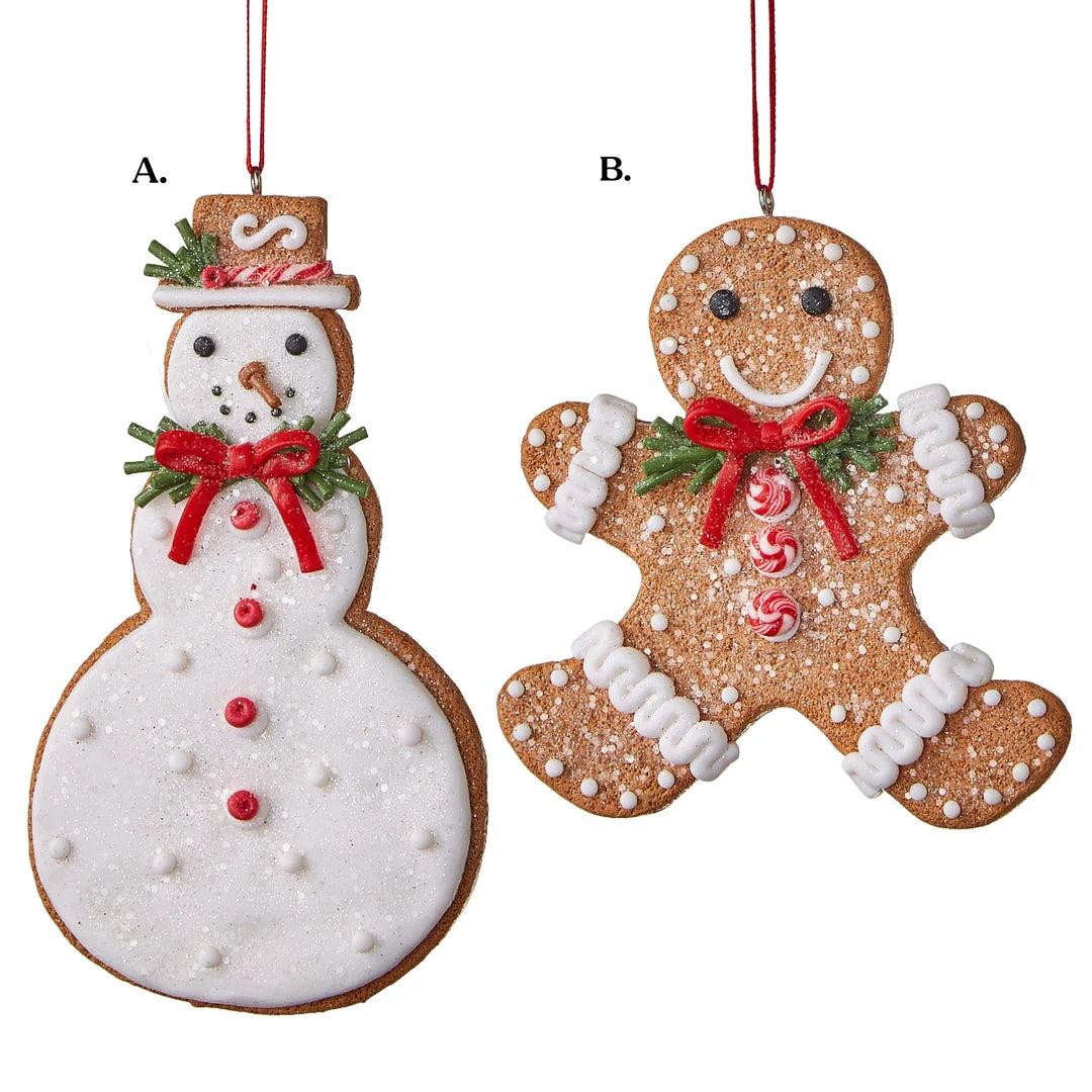 5" Gingerbread Ornaments -Sold Separetly