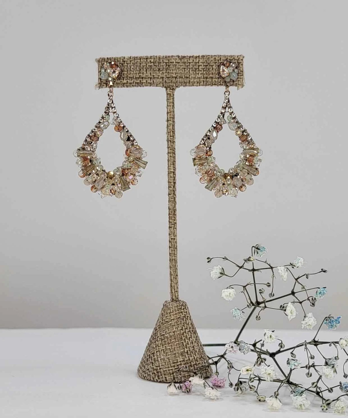 Handmade Chandelier Hobo Style Dangle Earrings