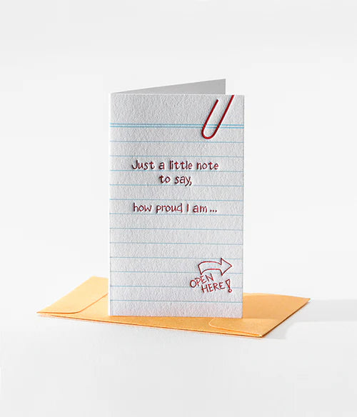 Old School Note -proud