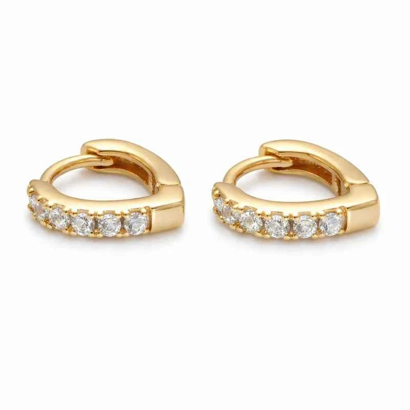 Micro Pave Cz Huggies