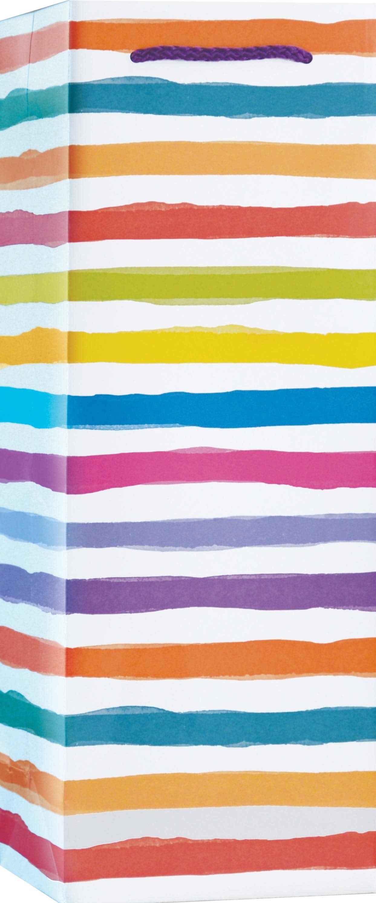 Rainbow Stripes Bottle Bag