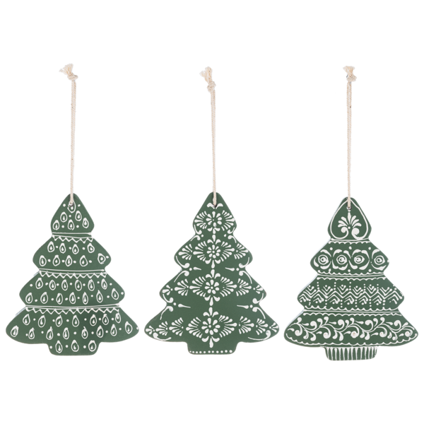 Hand Painted Christmas Tree Ornament