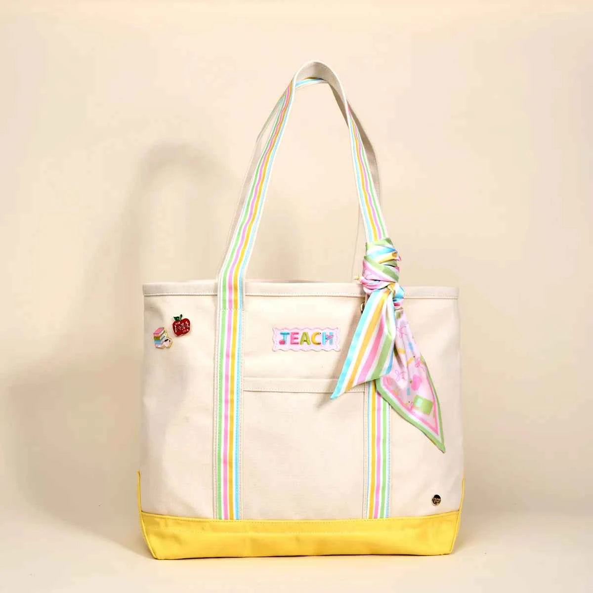 The Darling Canvas Tote Bag - School's In
