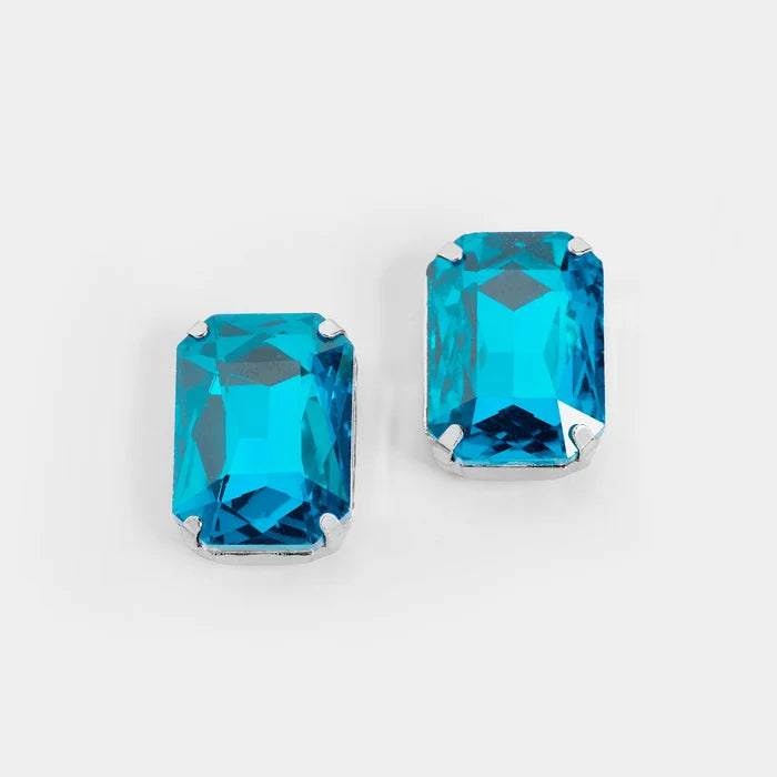 Octagon Jewel Earring