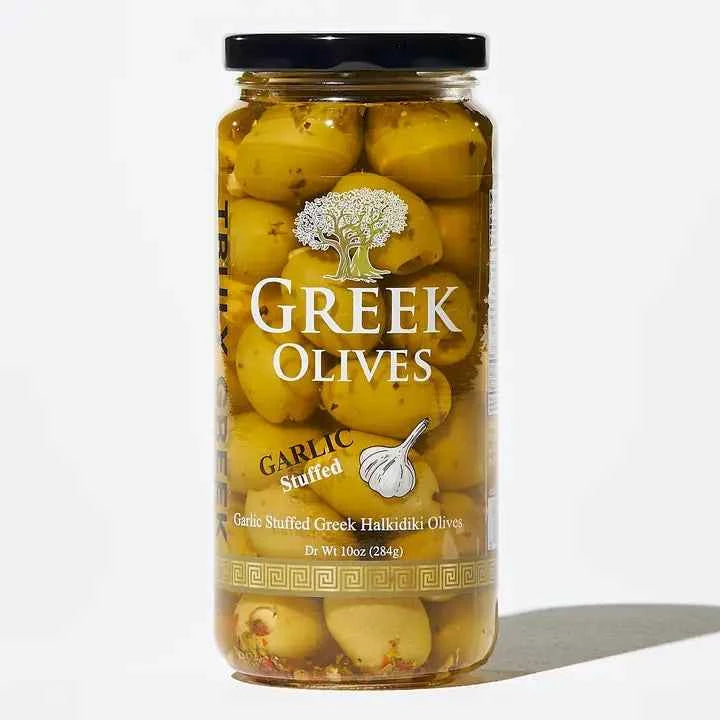 Greek Garlic Stuffed