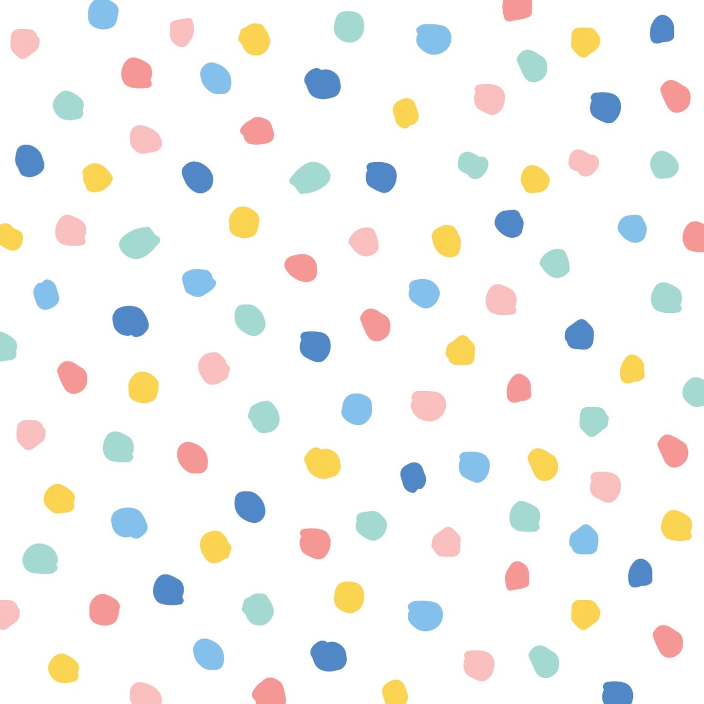 Happy Stripes and Dots Beverage Napkin