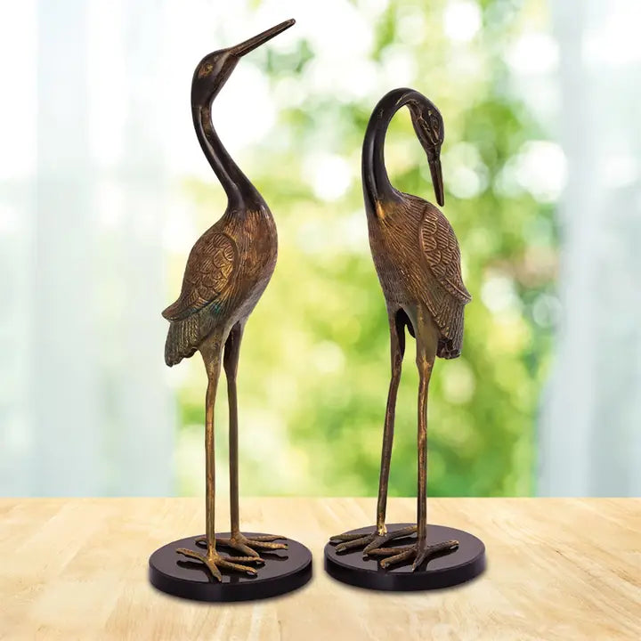 Heartwarming Crane Couple- 2 pc