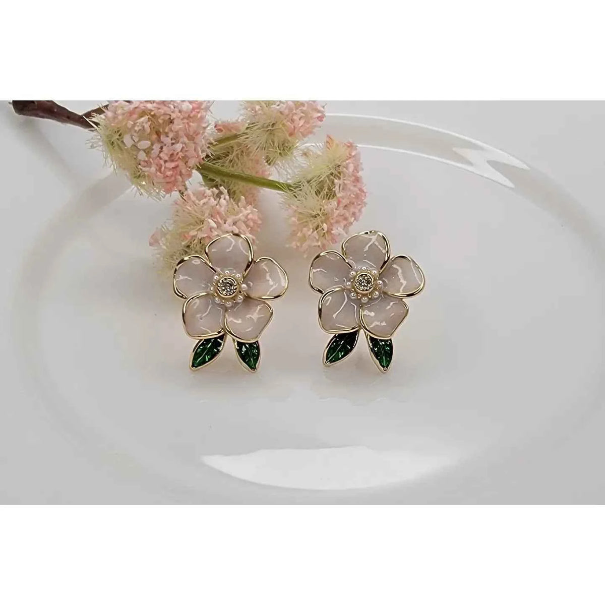 Flower Post Earrings