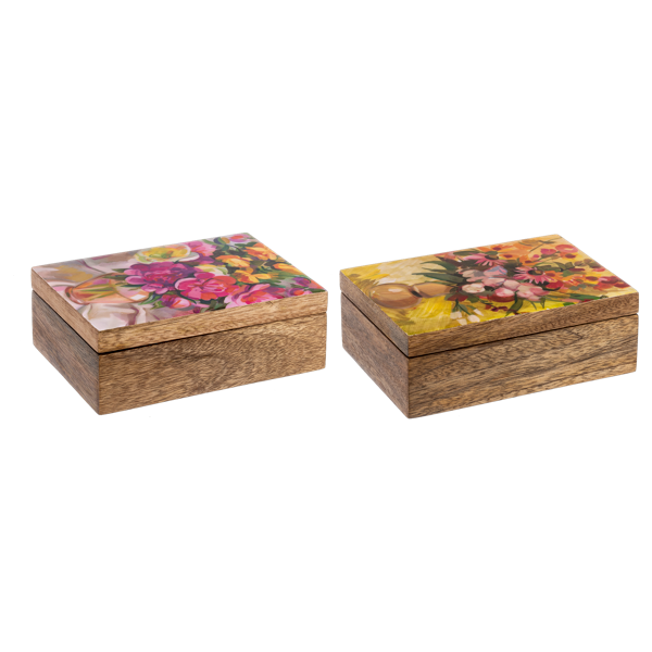 Flower Keepsake Boxes