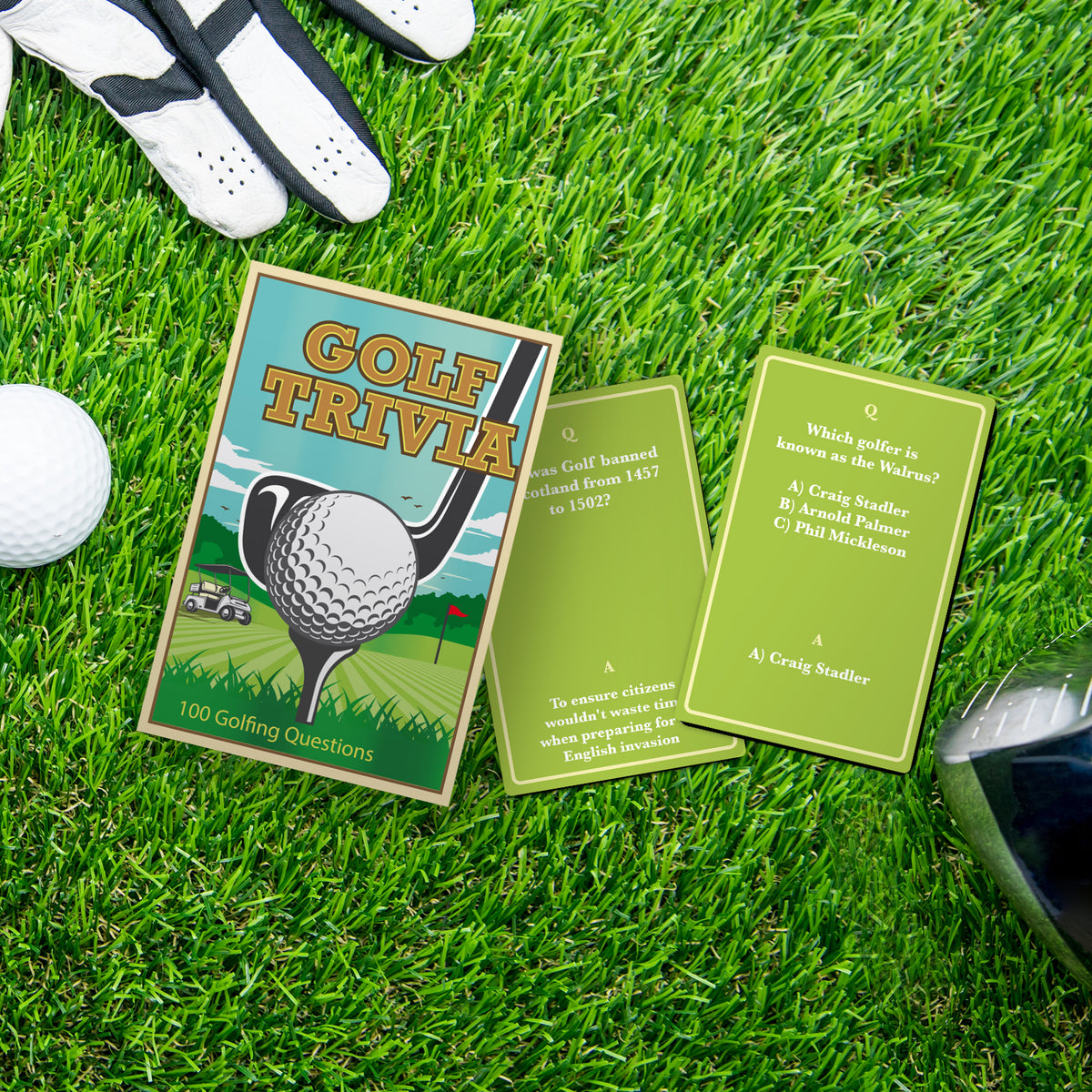 Golf Trivia Card Pack