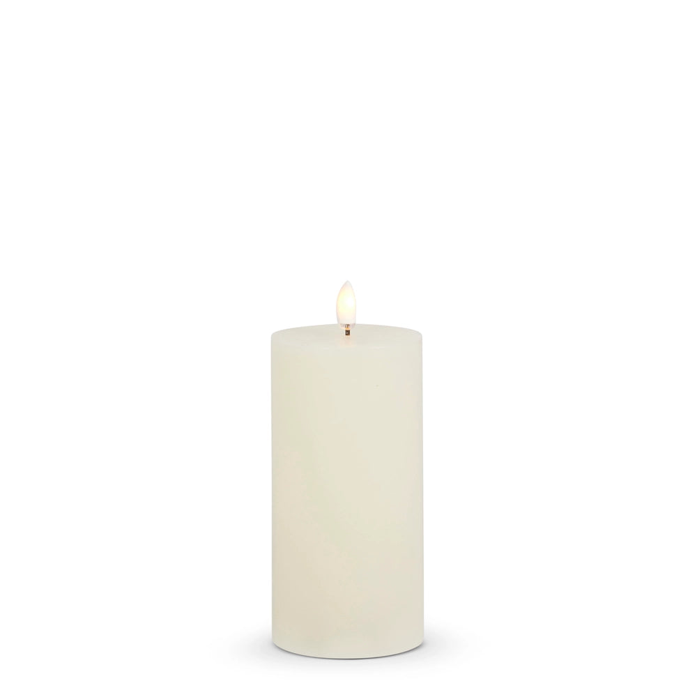3" X 6" Ivory Pillar Candle