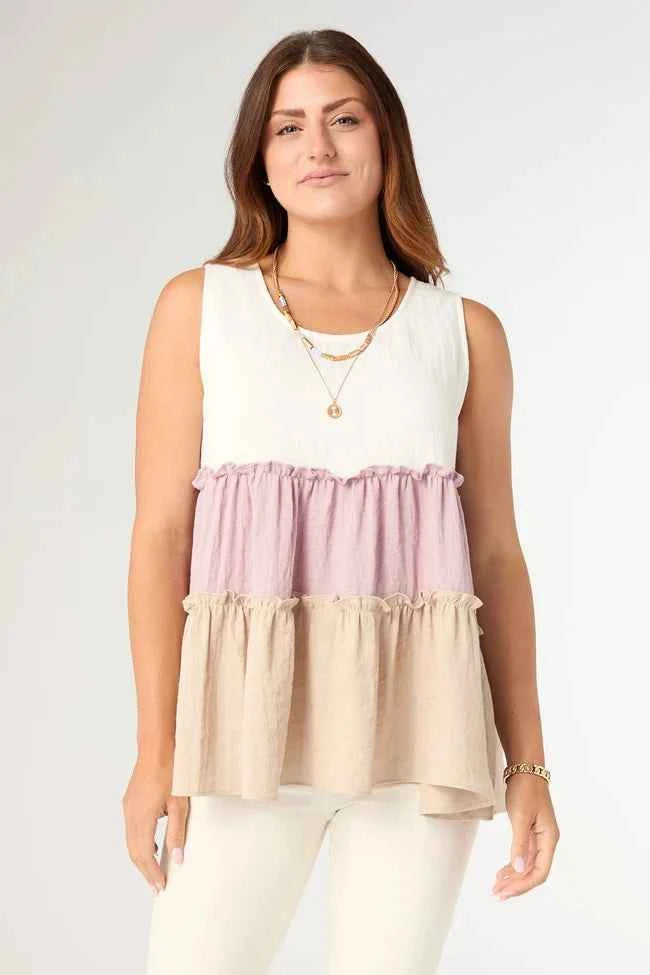 Jennifer Tiered Tank Top