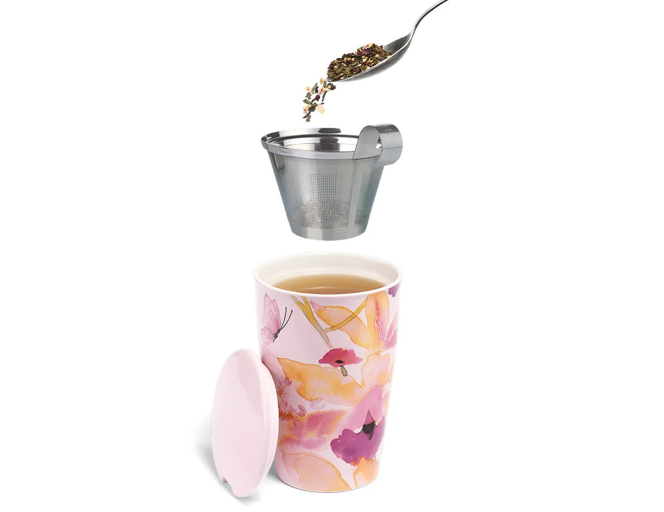 Steeping Cup & Infuser Mariposa