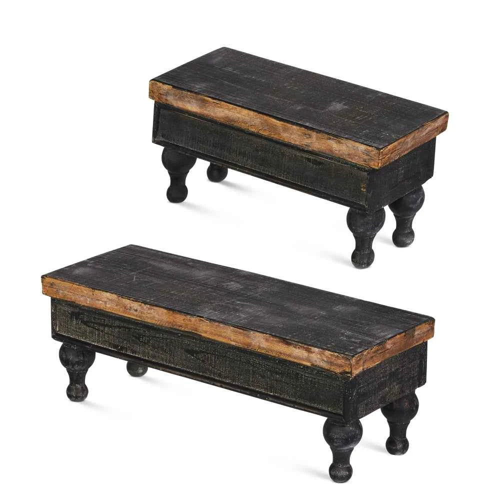 Antique Black Risers - Sold Separately