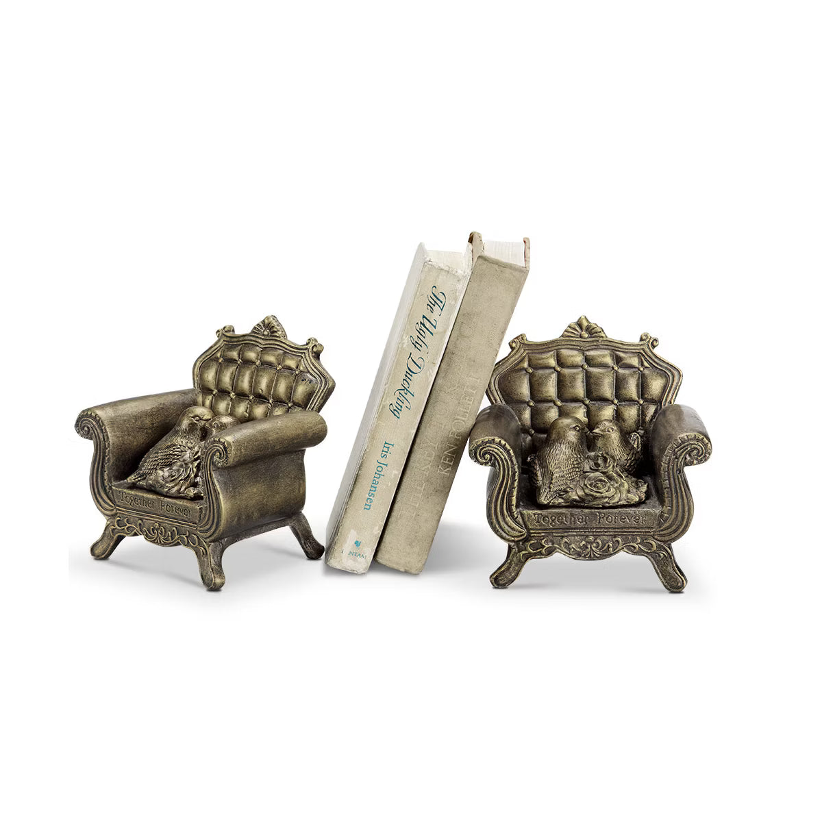 Birds on Sofa Bookends(set of 2)
