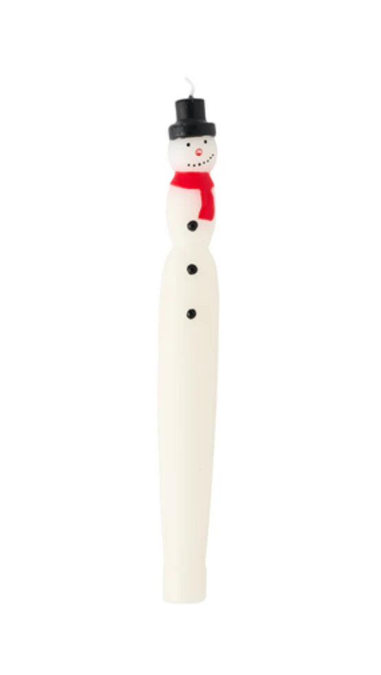 Snowman Classic Christmas Taper