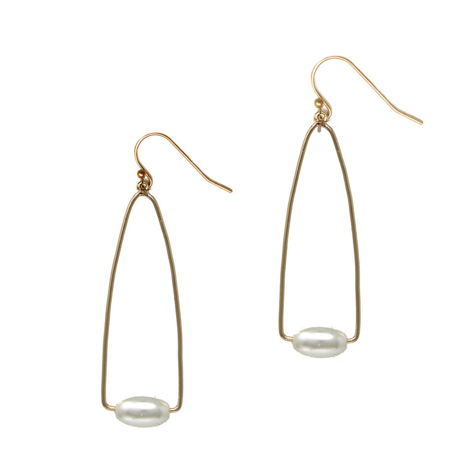 Gold & pearl Earring (assorted design/sold separately)