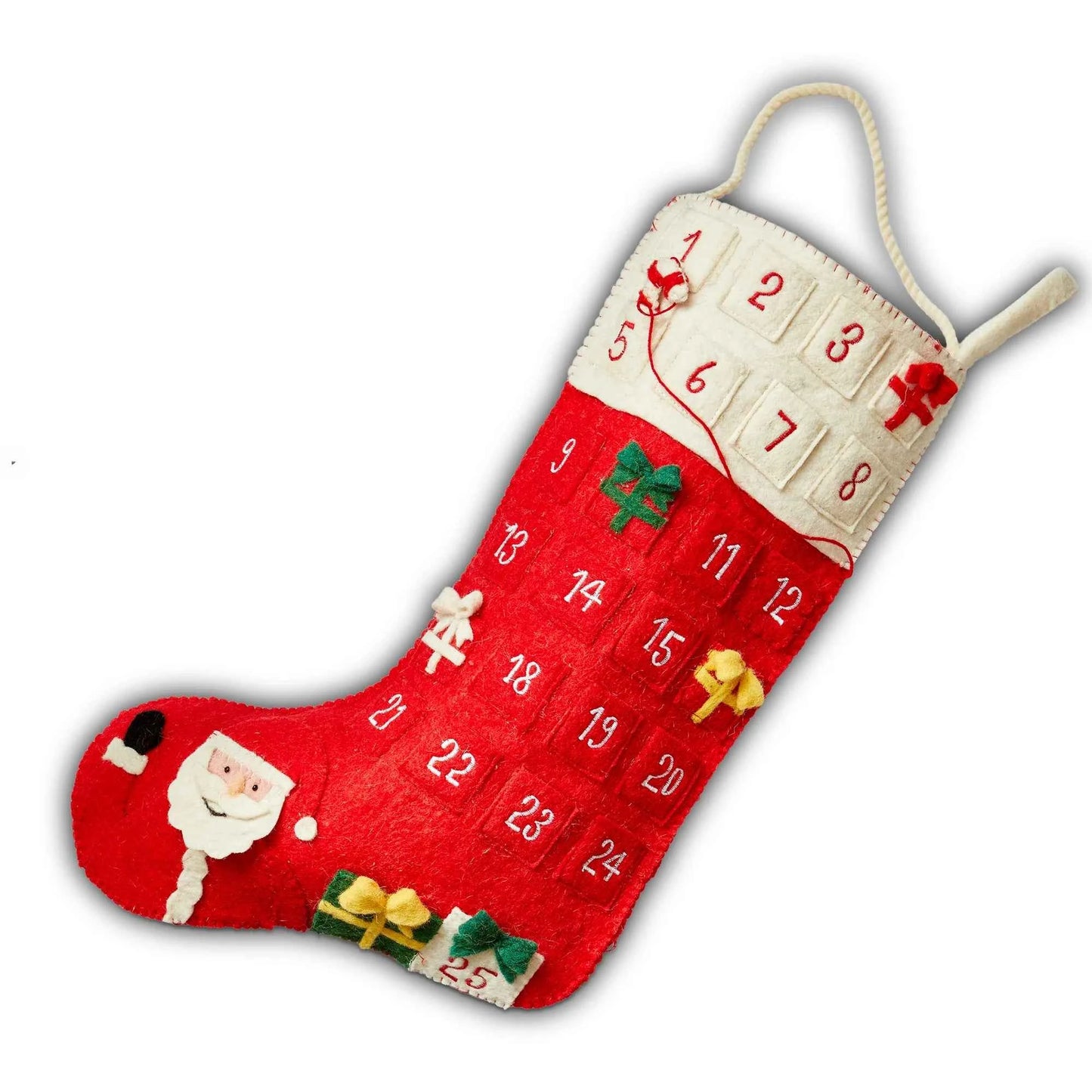 Holiday Cheer Wool Felt Advent Calendar