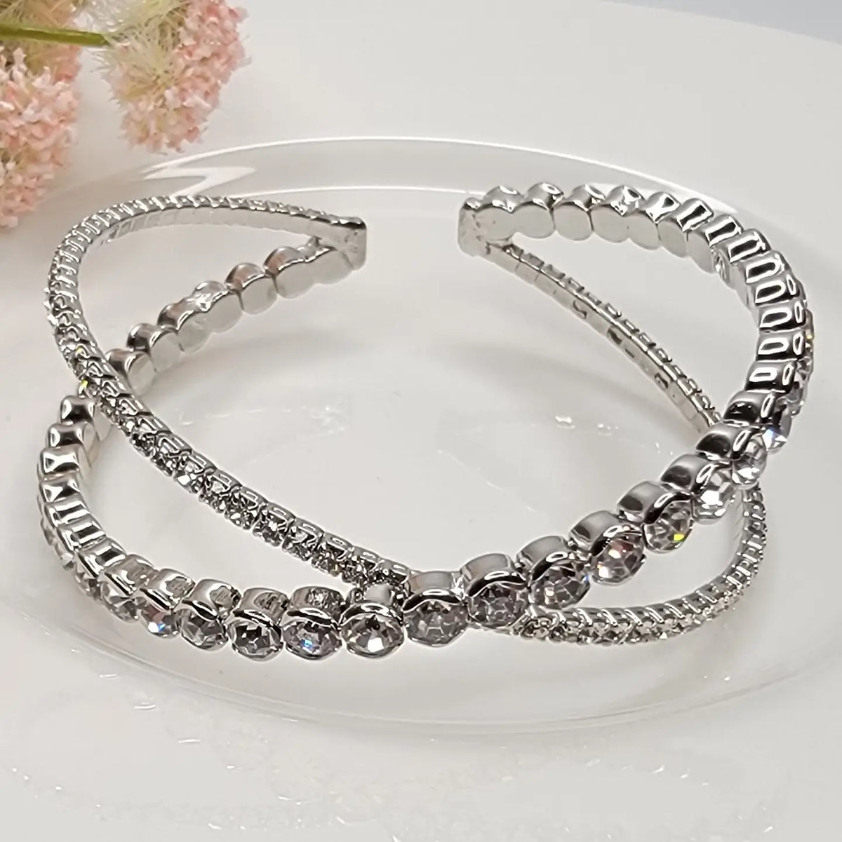 Two Strand Rhinestone Bracelet