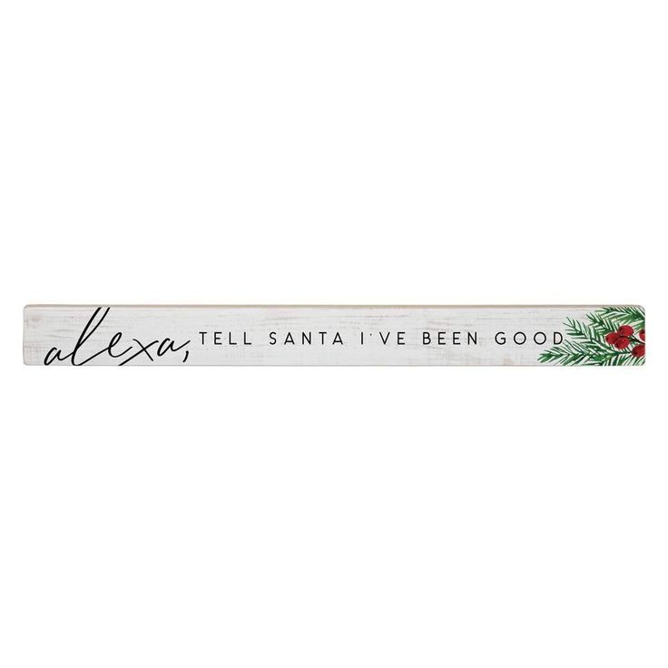 Alexa Tell Santa-Sign