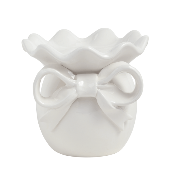 Large Bow Ceramic Pillar Holder
