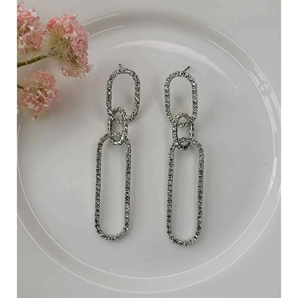 Chain Link Dangle Earrings