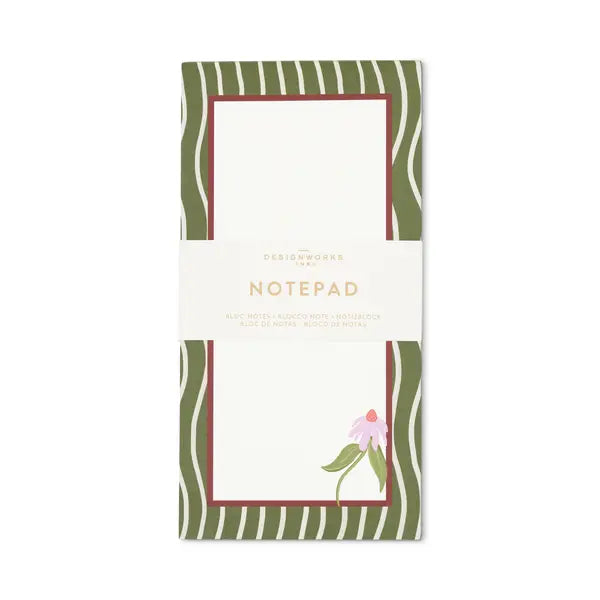 Floral List Pad- Coneflower