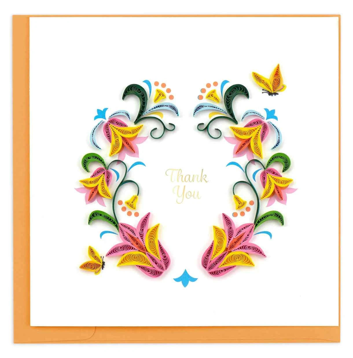 Thank You Flower Wreath