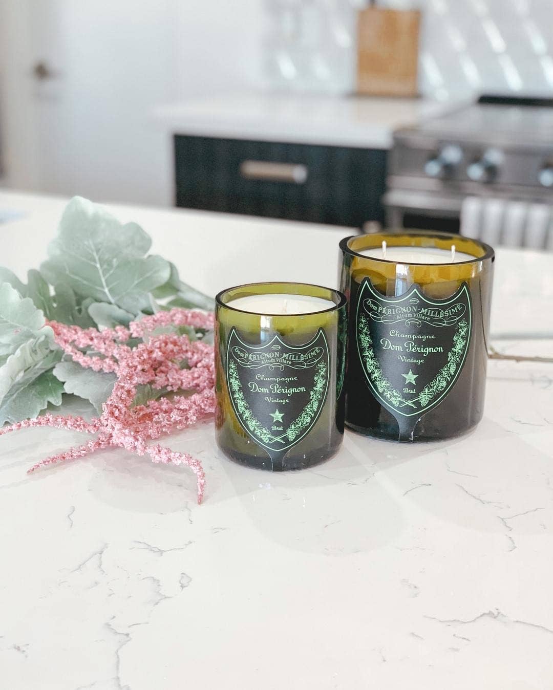 Recycled Dom Luminous Candle