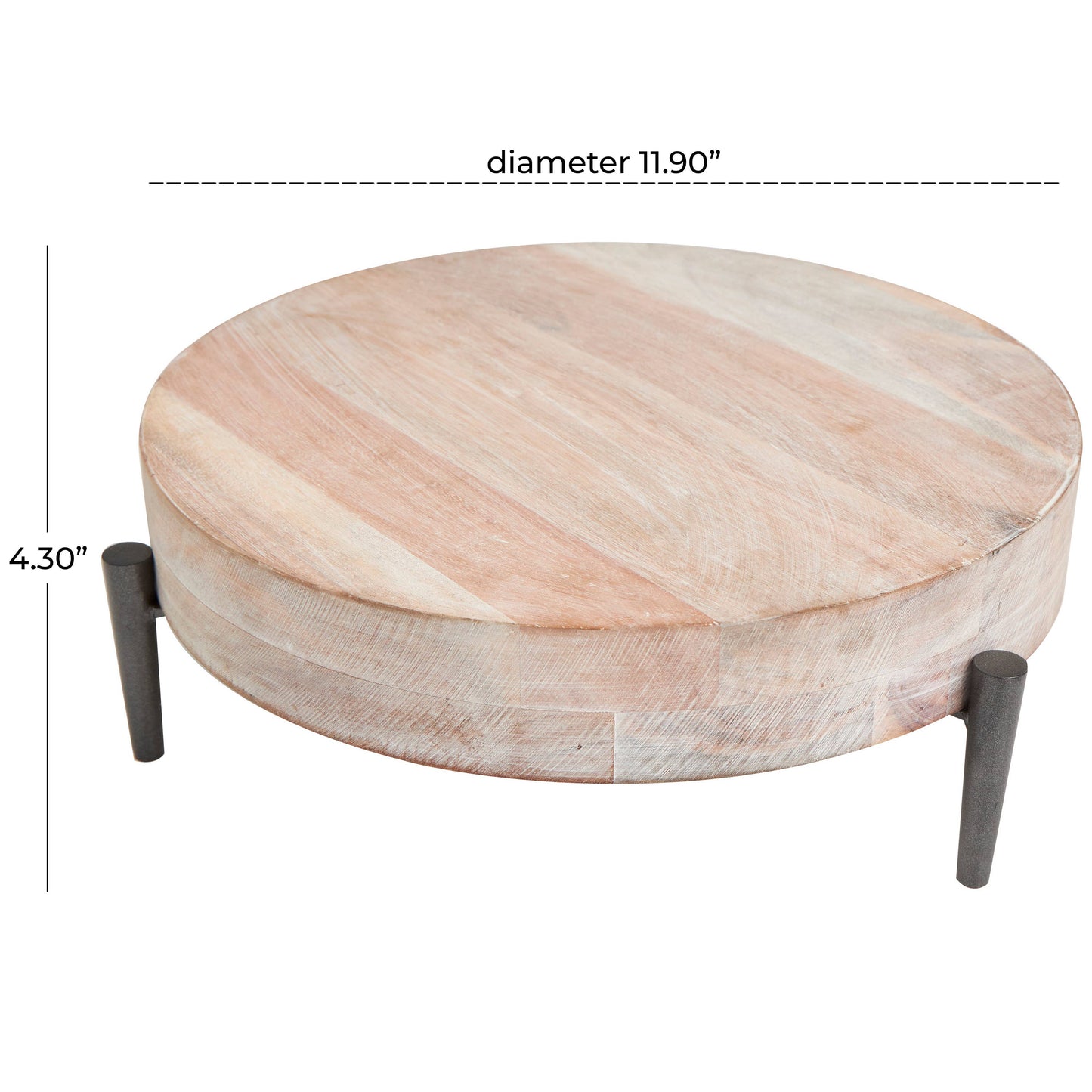 Modern Cream Mango Wood Tray