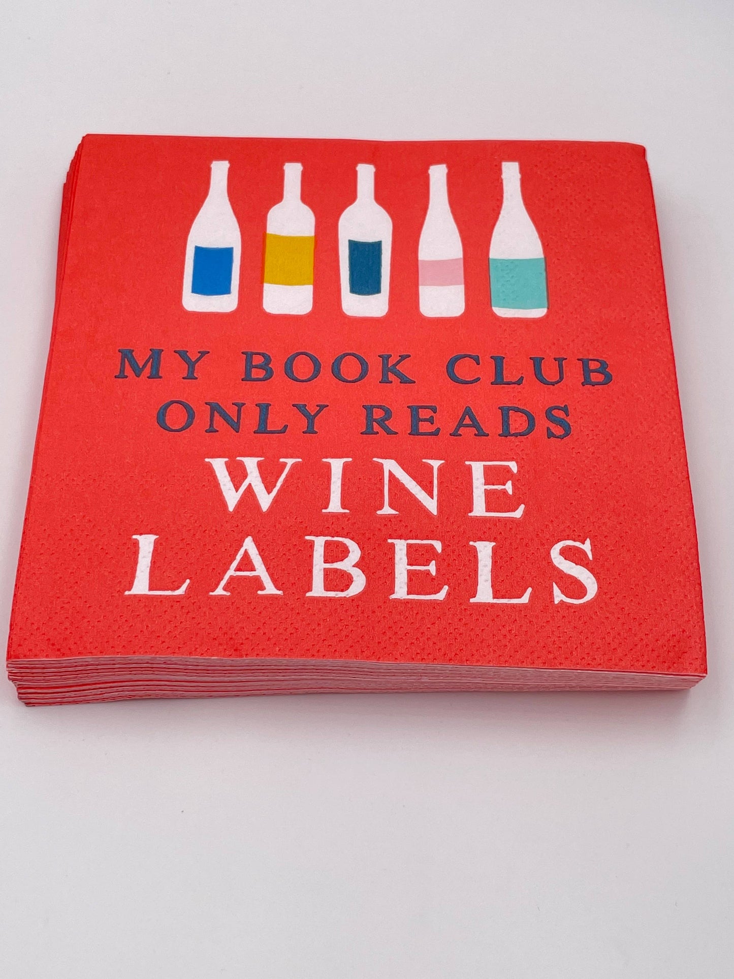 Cocktail Napkins Funny Napkins | My Book Club