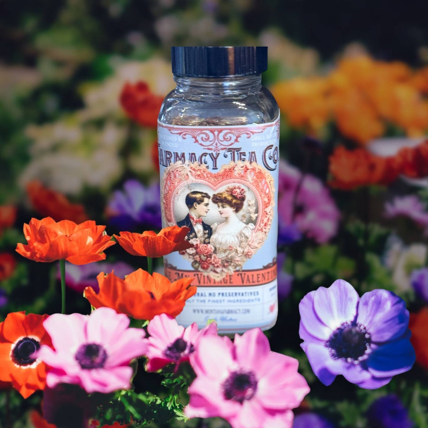 Be My Valentine Hearts Vintage Victorian Herbal Tea blend