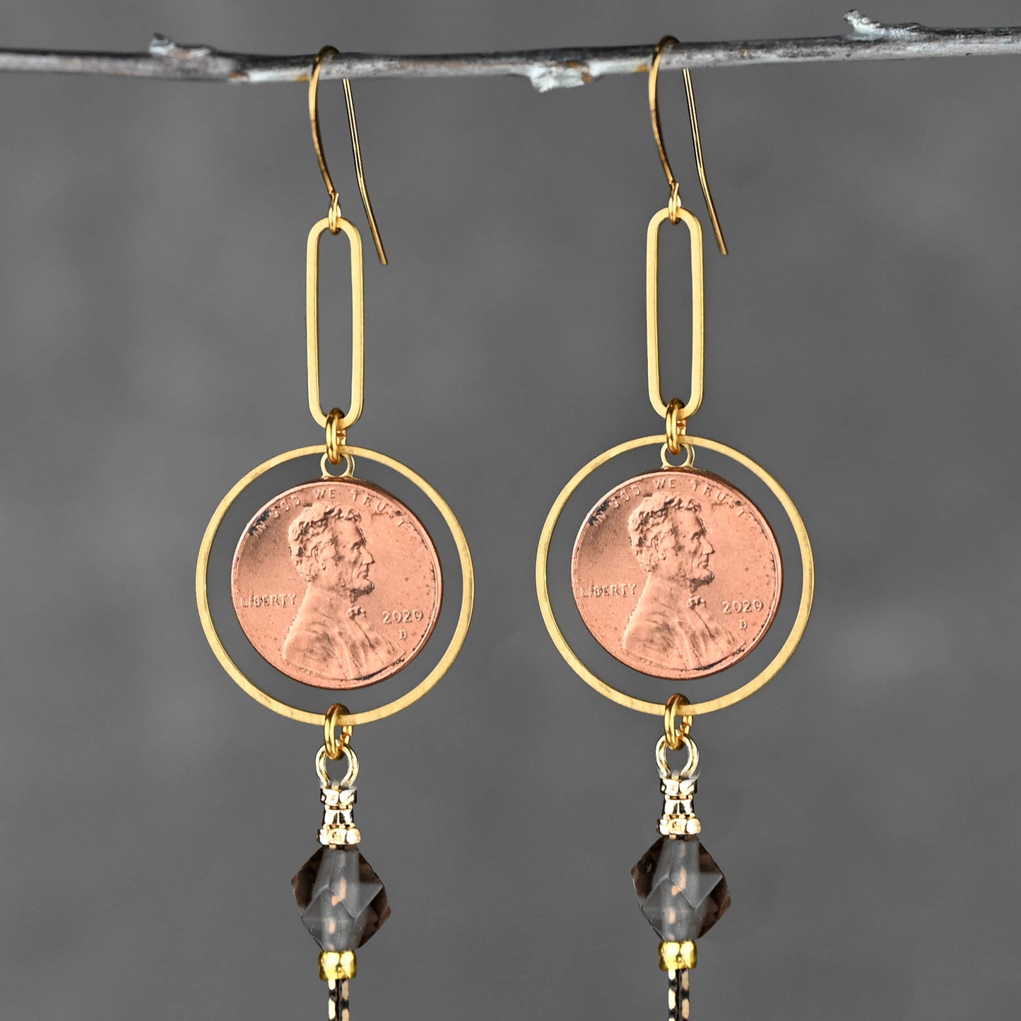 A Lucky Penny For Your Thoughts Earrings