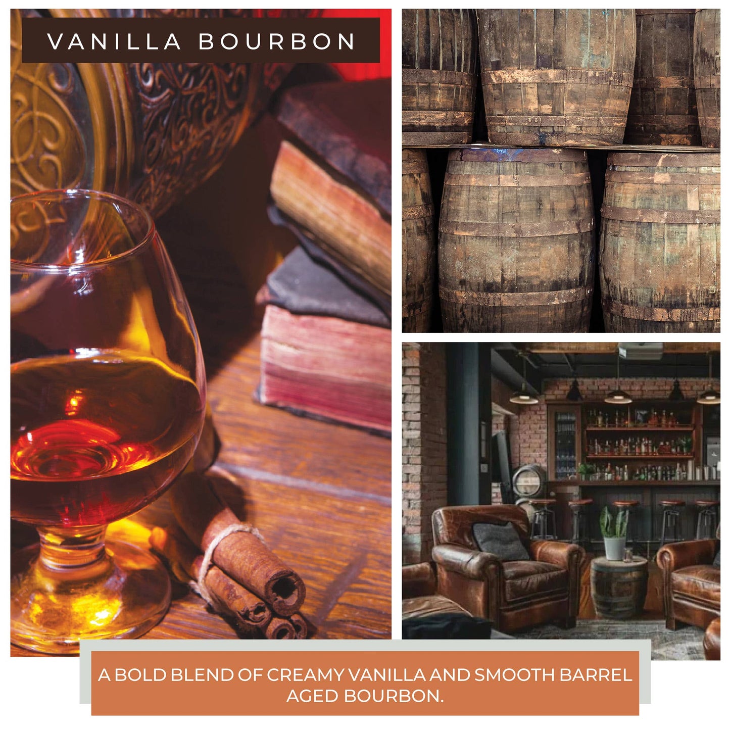 Vanilla Bourbon Candle (22oz.)