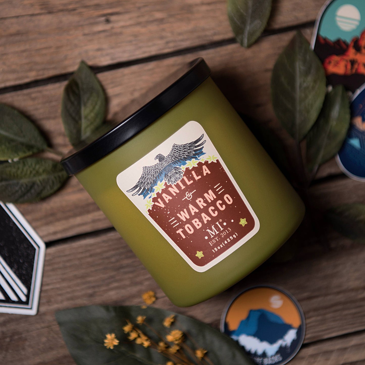 Manly Indulgence All American Vanilla & Warm Tobacco, 2 Wick