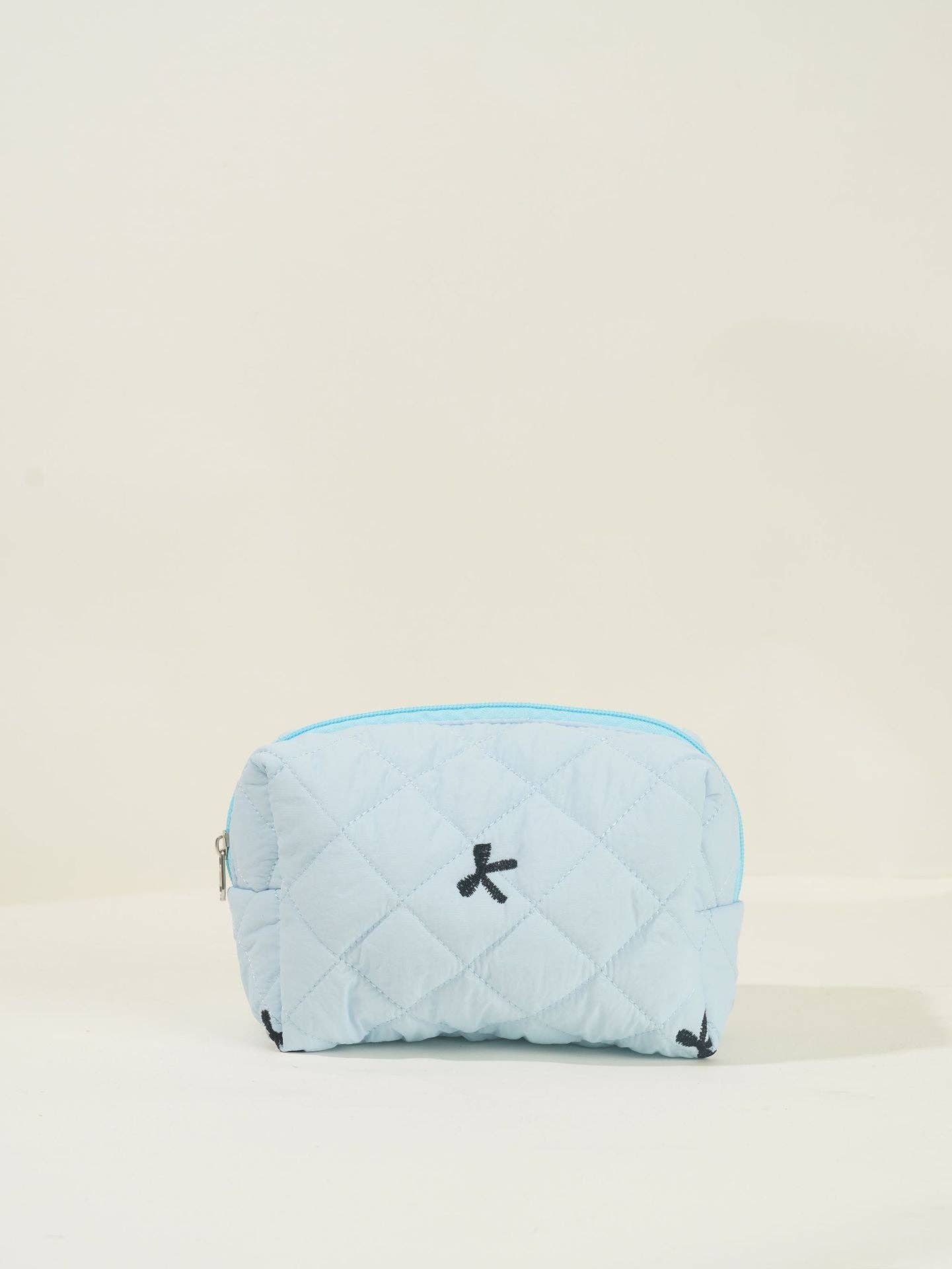 Bows Print Large Capacity Cosmetic Bag