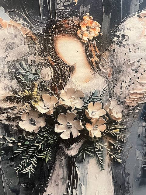 Angel Canvas Art 12" #3